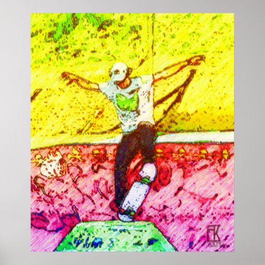 Skateboarder 12 poster (Vorne)
