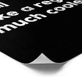 Skateboarder Boy Funny Definition Skateboarder Poster (Ecke)