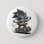 Skateboarder Button (Vorderseite)