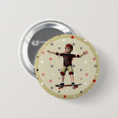 Skateboarder Button (Vorne & Hinten)