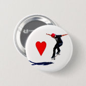 Skateboarder Button (Vorne & Hinten)