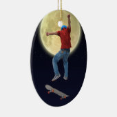 Skateboarder erhalten etwas Air Action Street Kulc Keramikornament (Rechts)