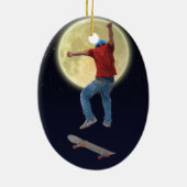 Skateboarder erhalten etwas Air Action Street Kulc Keramikornament (Hinten)