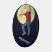 Skateboarder erhalten etwas Air Action Street Kulc Keramikornament (Links)