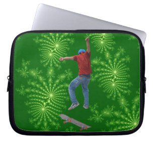 Skateboarder erhalten etwas Air Action Street Kulc Laptopschutzhülle