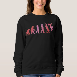 Skateboarder Evolution Skater Freestyle Skateboard Sweatshirt