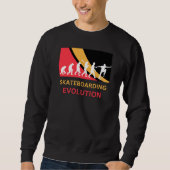 Skateboarder Evolution Sweatshirt (Vorderseite)
