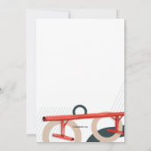 Skateboarder Extreme Fun Einladung (Rückseite)