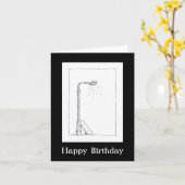 Skateboarder Geburtstagkarte Karte (Gelbe Blume)