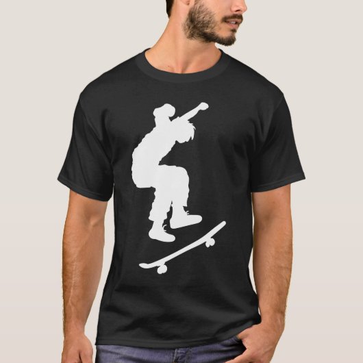 Skateboarder Idee Skateboarden T-Shirt (Vorderseite)