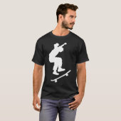 Skateboarder Idee Skateboarden T-Shirt (Vorne ganz)