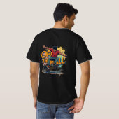 Skateboarder in Bewegung T-Shirt (Schwarz voll)