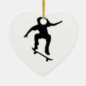 Skateboarder Keramikornament (Vorne)