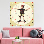 Skateboarder Leinwanddruck (Insitu (Wohnzimmer))