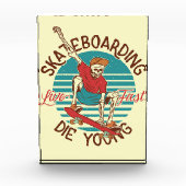 Skateboarder Live-Skateboarden Fotoblock (Vorderseite)