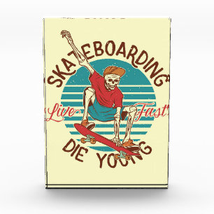 Skateboarder Live-Skateboarden Fotoblock