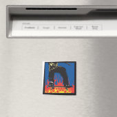 Skateboarder Magnet (In Situ (Geschirrspüler))