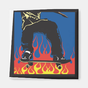 Skateboarder Magnet