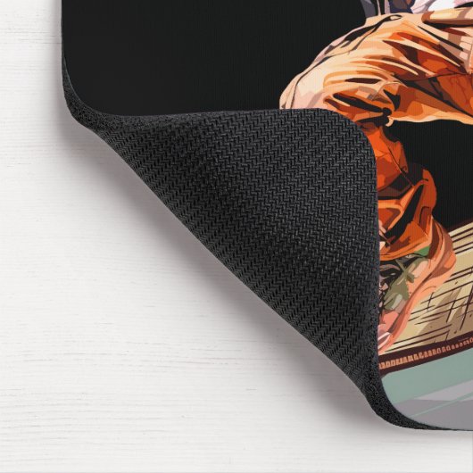 Skateboarder Mousepad (Ecke)