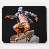 Skateboarder Mousepad (Vorne)