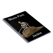 Skateboarder Notizblock (Rechte Seite)