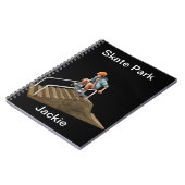Skateboarder Notizblock (Linke Seite)