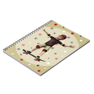 Skateboarder Notizblock
