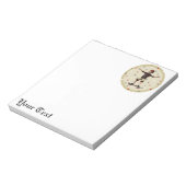 Skateboarder Notizblock (Rotiert)