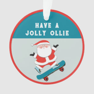 Skateboarder Ollie-Geschenk-Ornament Ornament