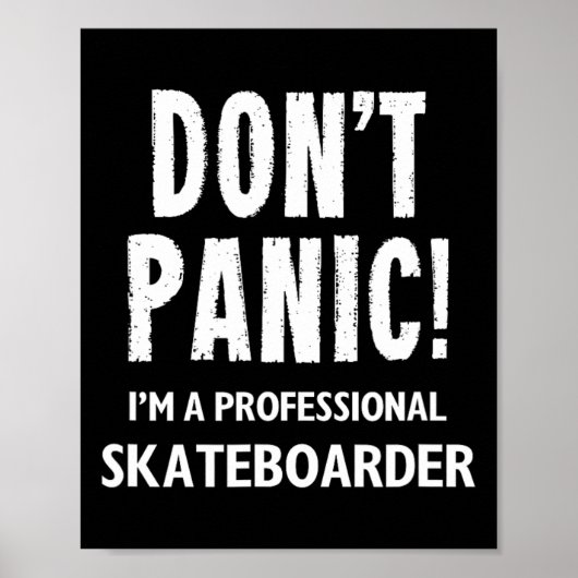 Skateboarder  poster (Vorne)