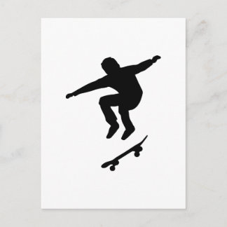 Skateboarder Postkarte
