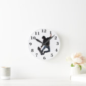 Skateboarder Runde Wanduhr (Zuhause)