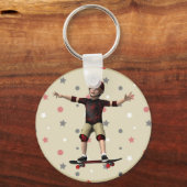 Skateboarder Schlüsselanhänger (Vorderseite)