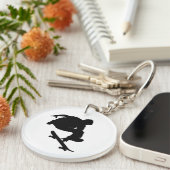 Skateboarder-Schlüsselanhänger Schlüsselanhänger (Vorderseite rechts)