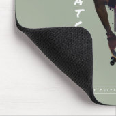 Skateboarder-Silhouette - Stadtplanung Mousepad (Ecke)