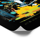 Skateboarder sk8er poster (Ecke)