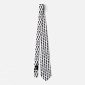 Skateboarder Skateboard Skateboard Silhouette Krawatte (Rückseite)