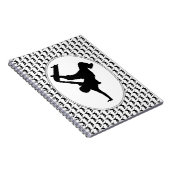 Skateboarder Skateboard Skateboard Silhouette Notizblock (Rechte Seite)