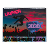 Skateboarder Slang Kalender (Titelbild)