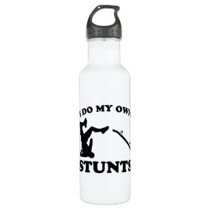 Skateboarder Stunts Fun Skateboard Gift Edelstahlflasche