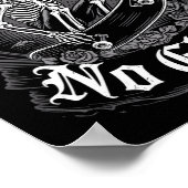 Skateboarder-Zitat No Grind No Glory11  Poster (Ecke)