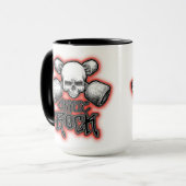 SKATEBOARDERN DER OGOLD SCHULE - SKATE ROCK TASSE (Vorderseite Links)