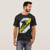 Skateboardfahren Vintage Skateboarder Skate T-Shirt (Vorne ganz)