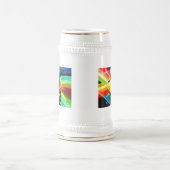 Skateboardfahrer in Criss Querblitz Bierglas (Mittel)