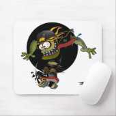 Skateboardfahrer Mousepad (Mit Mouse)