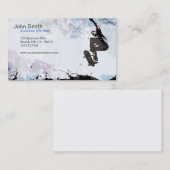 Skateboardfahrer-Schmutz-Visitenkarte Visitenkarte (Vorne/Hinten)