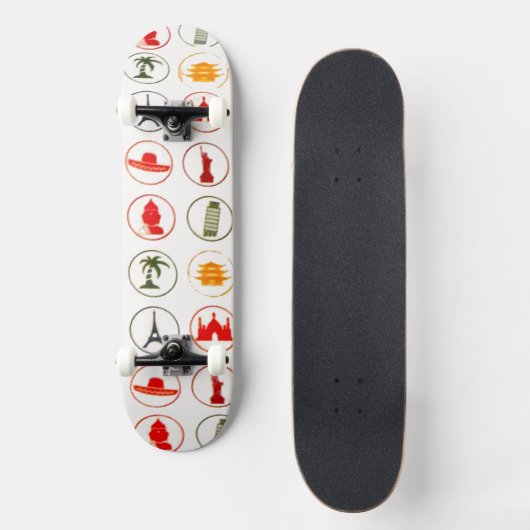 Skateboardfahrer Skateboard (Vorderseite)