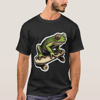 Skateboardfrosch (16) T-Shirt