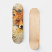 Skateboardfuchs #fox skateboard (Vorderseite)