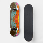 Skateboardgrafik abstrakt skateboard (Vorderseite)